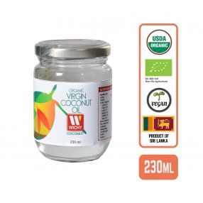 Organic Coconut Oil - Virgin Cold Pressed, 230ml