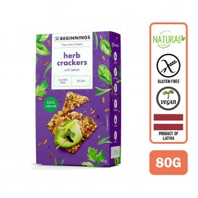 The Beginnings Herb Seed Crackers, 80 g