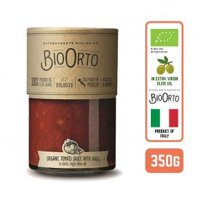 BioOrto Organic Pasta Sauce - Tomato & Basil , 350G