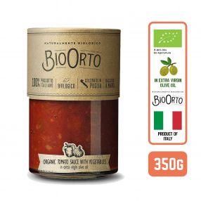 BioOrto Italian Organic Toamto Sauce with Vegetables in Extra Virgin Olive Oil