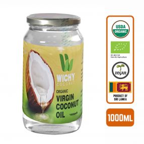 Organic Coconut Oil - Virgin Cold Pressed, 1L Case (6 Btl)