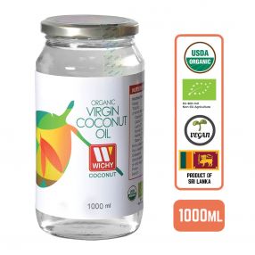 Organic Coconut Oil - Virgin Cold Pressed, 1L Case (6 Btl)