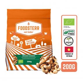 Organic Cashews, 200 grams