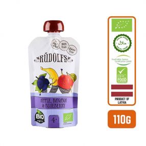 Rudolfs Organic Apple, Banana & Blueberry 4+ Months