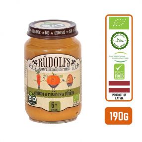 Rudolfs Organic Carrot, Pumpkin & Potato Puree