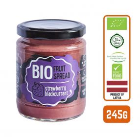 Rudolfs Organic Fruit Spread Strawberry Blackcurrant