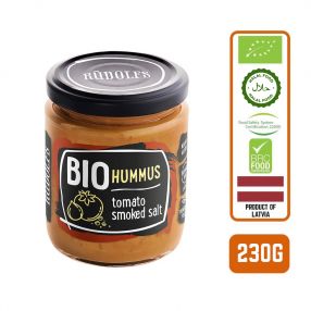 Rudolfs Organic Hummus with Tomato & Smoked Salt, 230g