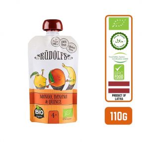 Rudolfs Organic Mango, Banana & Quince 4+ Months